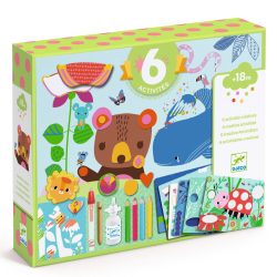   Djeco Kreatív műhely - 6 technika 1 dobozban - Egér és barátai - The mouse and his friends