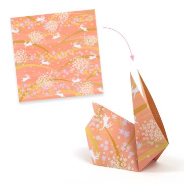   Origami 100 lapos készlet - Tavasz, 10 x10 grafikával - Haru