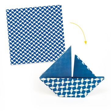   Origami 100 lapos készlet - Nyár, 10 x10 grafikával - Natsu