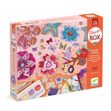   Kreatív műhely - 6 technika 1 dobozban - Virágos kert - Flower Box