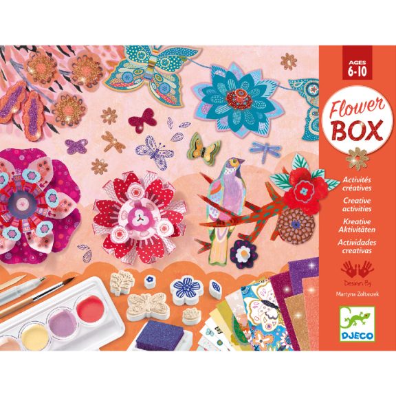 Kreatív műhely - 6 technika 1 dobozban - Virágos kert - Flower Box