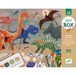 Djeco Kreatív műhely - 6 technika 1 dobozban - Dinoszauruszok világa - Dino Box