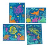 Djeco Művészeti műhely - Tengermély kék - Ultramarine, Cyanotype