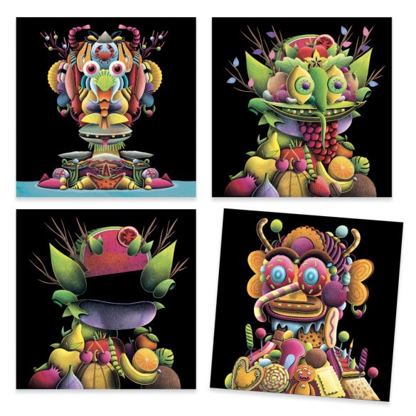 Djeco Művészeti műhely - Tavaszi zöldségek - Inspired by Giuseppe Arcimboldo - Spring Vegetables