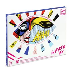   Djeco Művészeti műhely - Szuperhősök - Inspired by Roy Lichtenstein - Superheroes