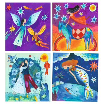   Művészeti műhely - Álomban - Inspired by Marc Chagall - In a dream