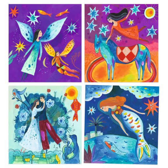 Művészeti műhely - Álomban - Inspired by Marc Chagall - In a dream