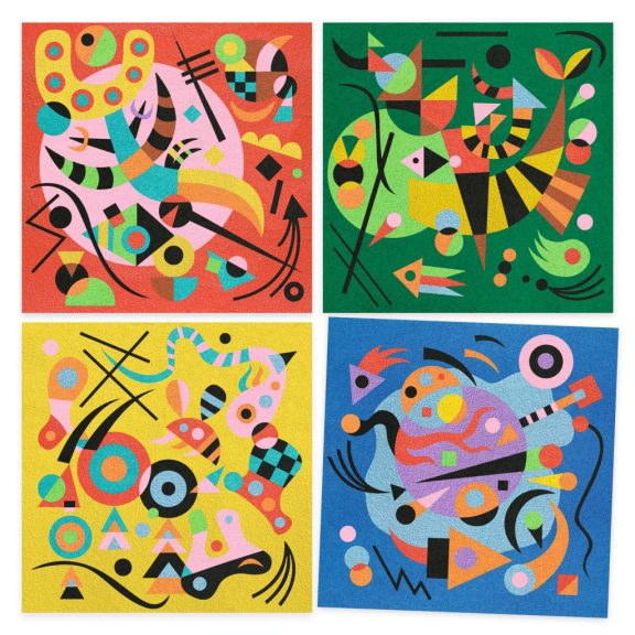 Művészeti műhely - Absztrak - Inspired by Vaszilij Kandinszkij - Abstract Művészeti műhely - Absztrak - Inspired by Vaszilij Kandinszkij - Abstract
