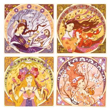   Művészeti műhely - Isteni - Inspired by Alfons Mucha - Divine