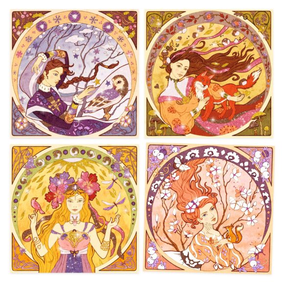 Művészeti műhely - Isteni - Inspired by Alfons Mucha - Divine Művészeti műhely - Isteni - Inspired by Alfons Mucha - Divine