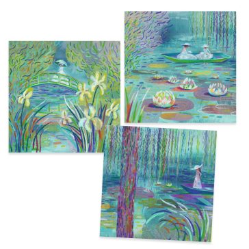   Művészeti műhely - Tavirózsák - Inspired by Claude Monet - Water Lily