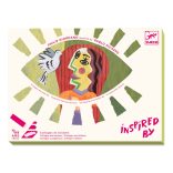 Djeco Művészeti műhely - Kubus fejek - Inspired by Pablo Picasso - Square Heads