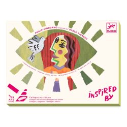   Djeco Művészeti műhely - Kubus fejek - Inspired by Pablo Picasso - Square Heads