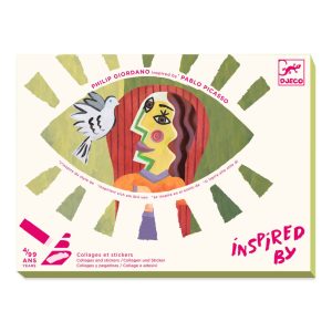 Djeco Művészeti műhely - Kubus fejek - Inspired by Pablo Picasso - Square Heads