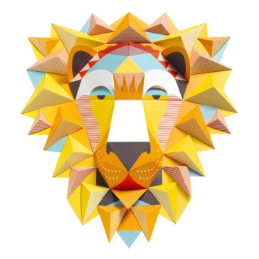   Falikép készítés 3D-ben - Állatok királya - The King poster 3D