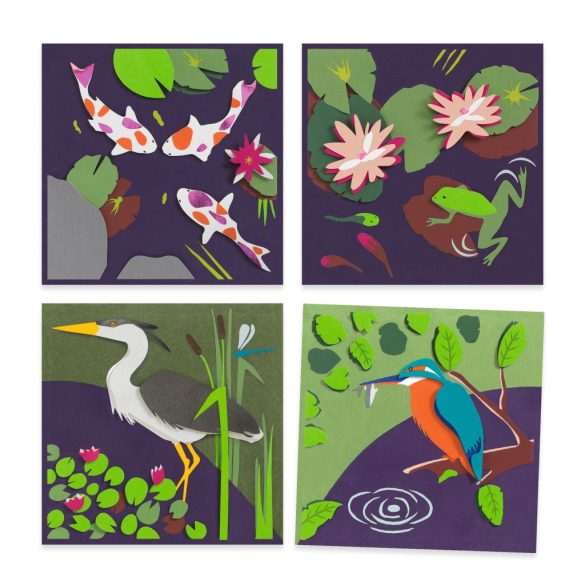 Djeco Művészeti műhely - 3D-s tavi életképek - By the Water