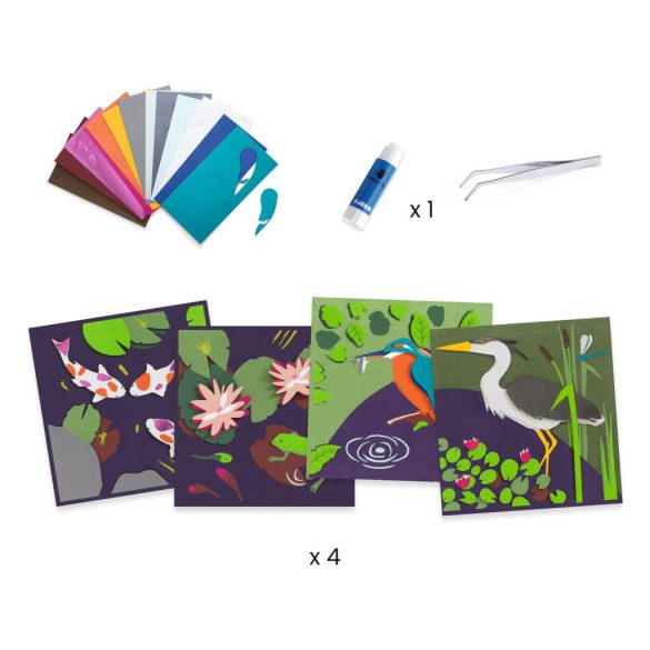 Djeco Művészeti műhely - 3D-s tavi életképek - By the Water