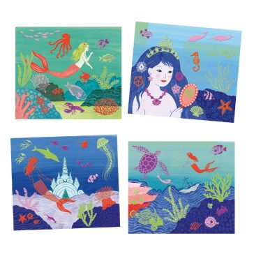   Artistic Patch - Csillámminta készítés - Óceán mélyén - Collages - Ocean