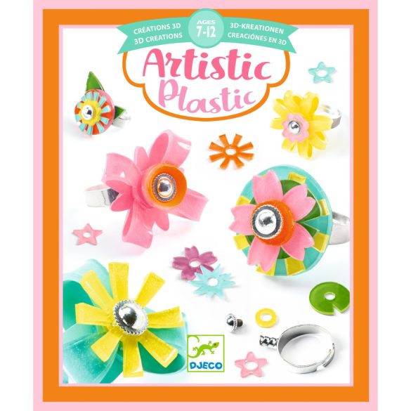 Djeco Artistic Plastic - Ékszerkészítés - Gyűrük - Ring collection