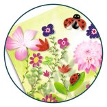 Djeco Csillámkép készítés - Pillangók - Butterflies