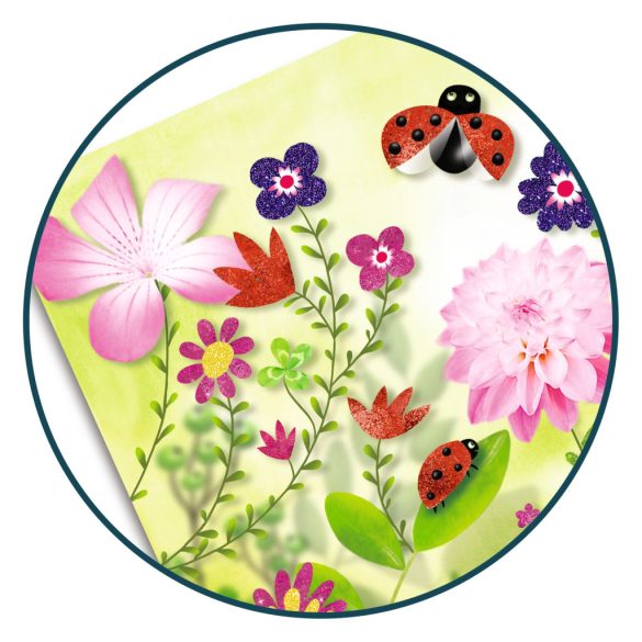 Djeco Csillámkép készítés - Pillangók - Butterflies