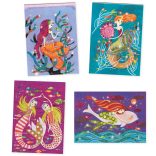 Djeco Csillámkép készítés - Sellők - Mermaids