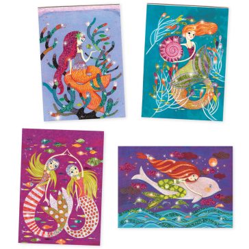 Csillámkép készítés - Sellők - Mermaids
