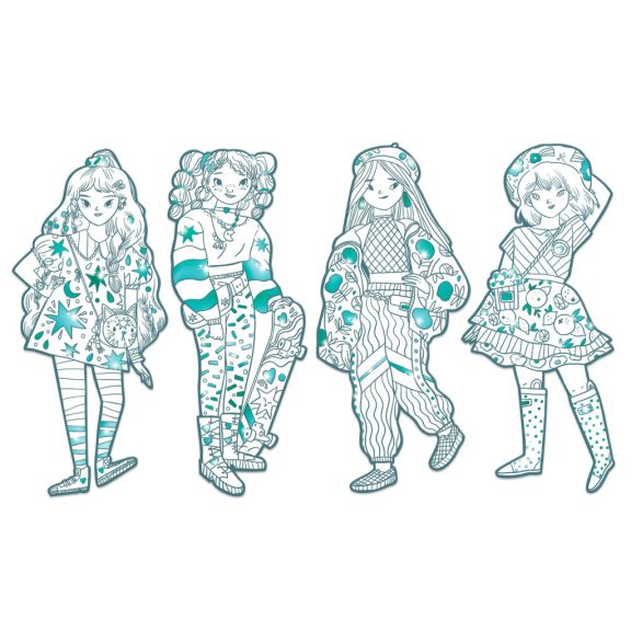 Színezés - Angéla Divat - Angèle and friends