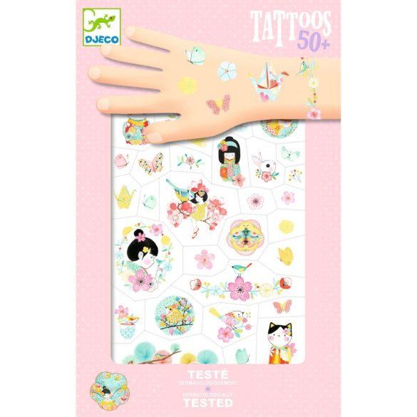 Djeco Tetováló matricák - Cseresznyevirágzás - Sakura