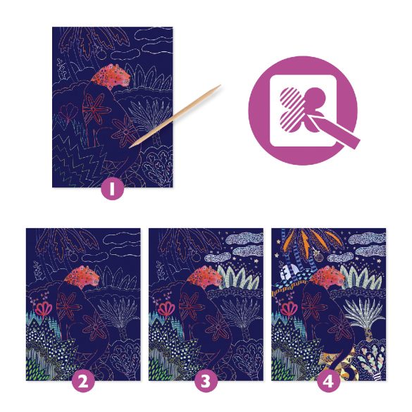 Djeco Karckép technika - Buja természet - Lush nature