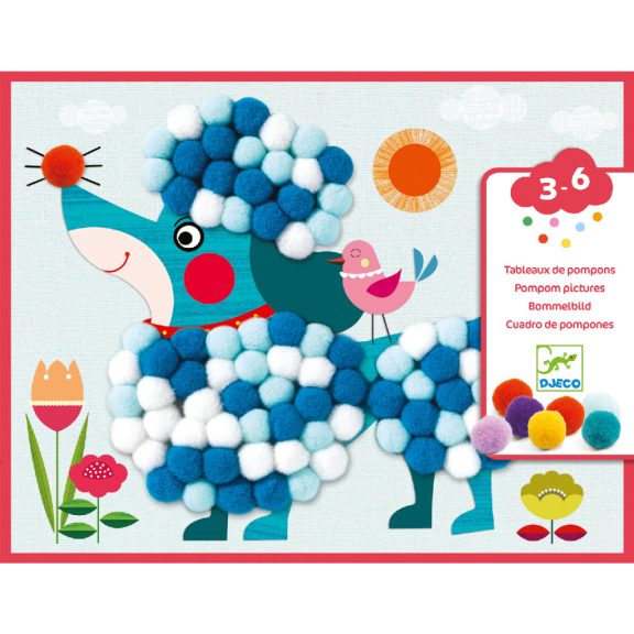 Pompom-kép készítés - Simogatni való kutyák - Dogs to stroke Pompom-kép készítés - Simogatni való kutyák - Dogs to stroke
