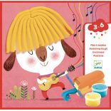 Djeco Gyurmaformázós képkészítés - Göndör és egyenes frizura - Curls and straight hair