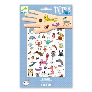 Djeco Tetováló matricák - Cukik és viccesek - Little critters