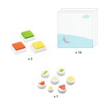 Djeco Kreatív nyomdakészlet - Virágokkal - With flowers