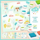 Djeco Kreatív nyomdakészlet - Forgalmi rend - Traffic