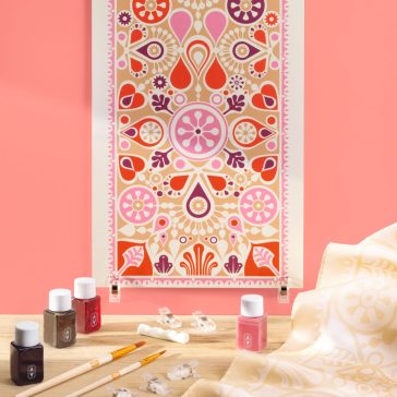   Djeco Műterem 11 - Selyem festés, Mandalák - Atelier 11, Silk Painting