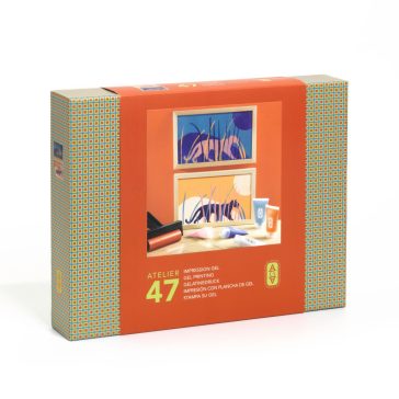   Djeco Műterem 47 - Gélnyomtatás, Éjjel és nappal - Atelier 47, Gel Printing