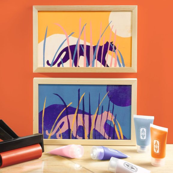 Djeco Műterem 47 - Gélnyomtatás, Éjjel és nappal - Atelier 47, Gel Printing