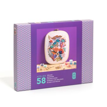   Djeco Műterem 58 - Gyöngyhímzés, Gyöngyvirág - Atelier 58, Beadwork