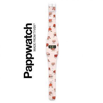 Papír karóra - HEARTS - Pappwatch Kids