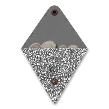   Háromszög pénztárca - WILD STROKES - Triangle Purse Small
