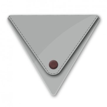   Háromszög pénztárca - SILBER / METALLIC - Triangle Purse Small