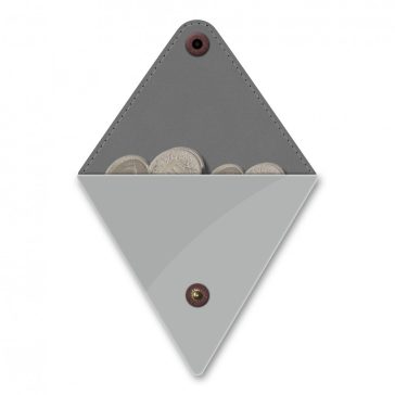   Háromszög pénztárca - SILBER / METALLIC - Triangle Purse Small