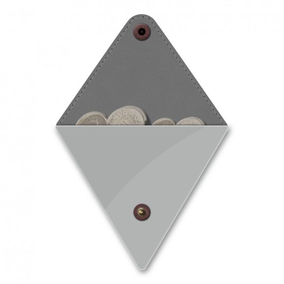 Háromszög pénztárca - SILBER / METALLIC - Triangle Purse Small