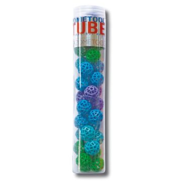   Tudományos modellező készlet - Gömb csomópont, 34 db kék-zöld - Nodes Tube 34 Green/Blue